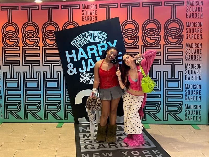 Venture House members at Madison Square Garden for the Harry Styles concert